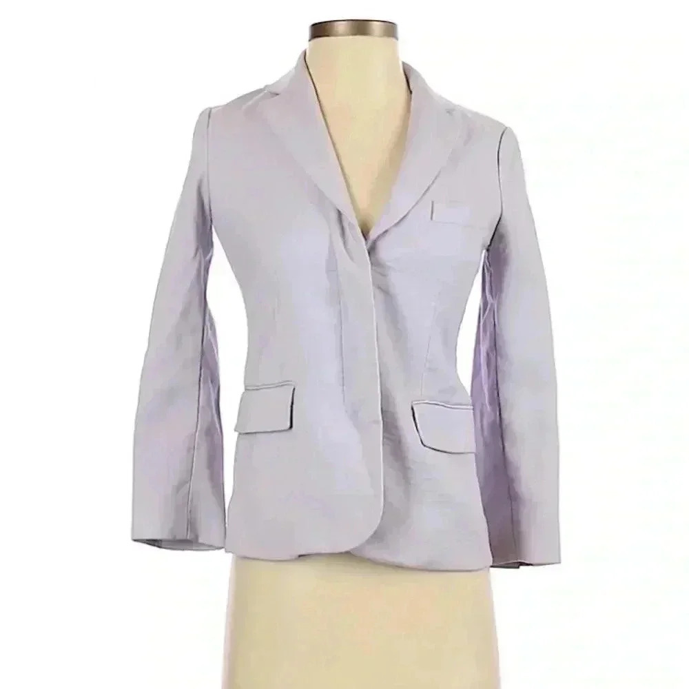 Vince Wool Lavender Blazer Jacket Sz 2